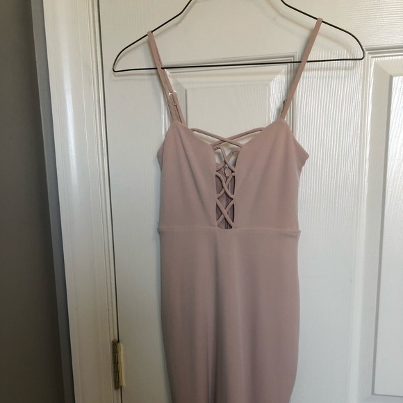 NWT Nookie Nude Bodycon Dress Sz 6 / US 0 - Picture 2 of 5
